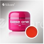 83 Fruity Red base one żel kolorowy gel kolor SILCARE 5 g redred